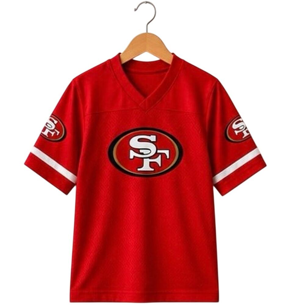 Franklin Youth San Francisco 49ers Red Mesh Jersey
